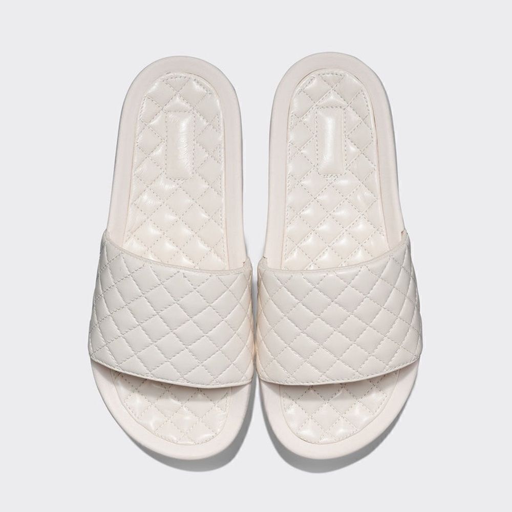 APL | Women's Lusso Slide Sandal in Sea Salt | 6